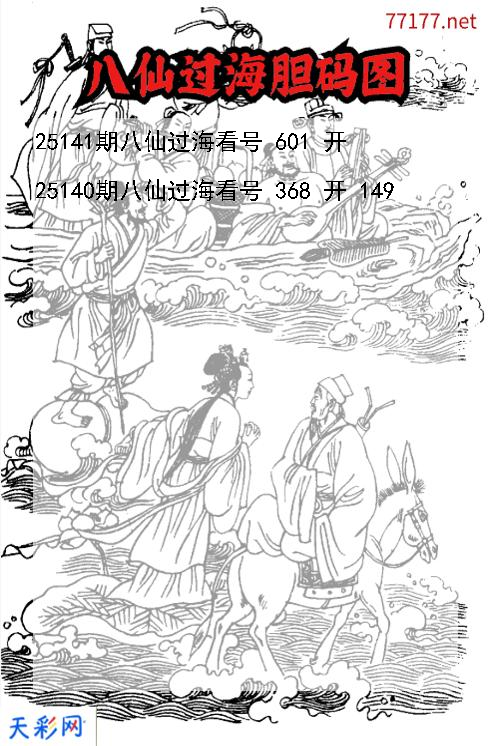第25140期福彩3d八仙过海胆码图