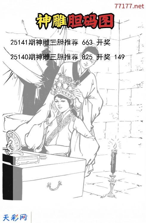第25140期3d神雕胆码图
