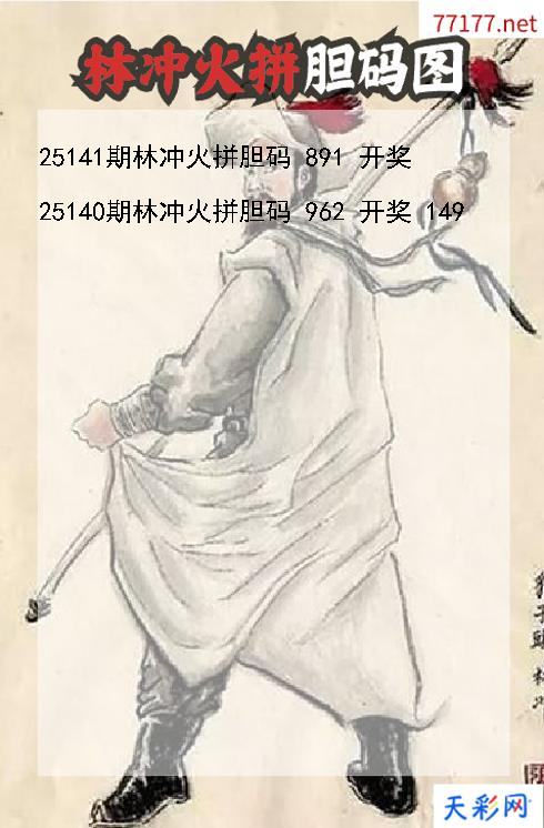 第25140期福彩3d林冲火拼胆码图