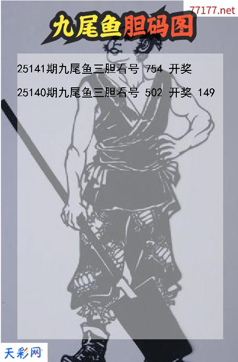 九尾鱼25140期3d胆码图