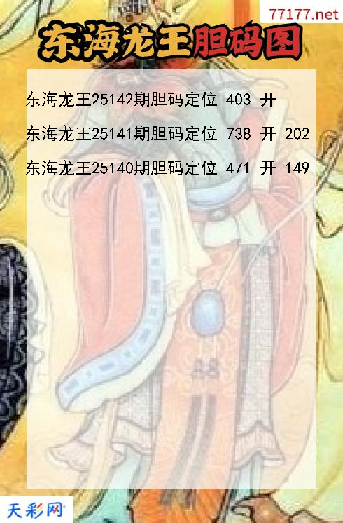 东海龙王第25141期福彩3d胆码图