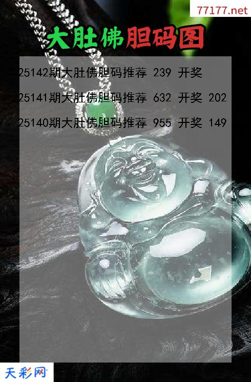 大肚佛25141期3d胆码图