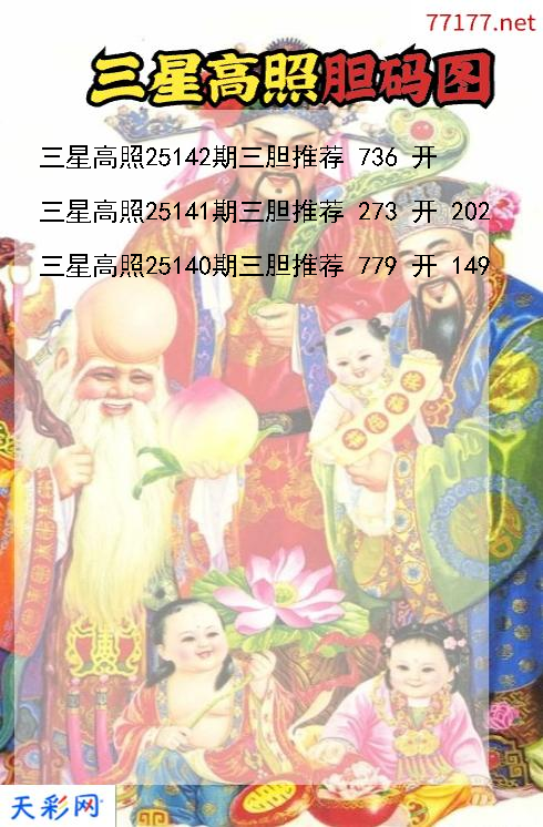 第25141期福彩3d三星高照胆码图