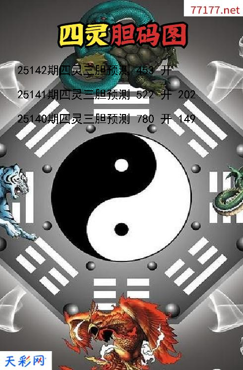第25141期福彩3d四灵胆码图