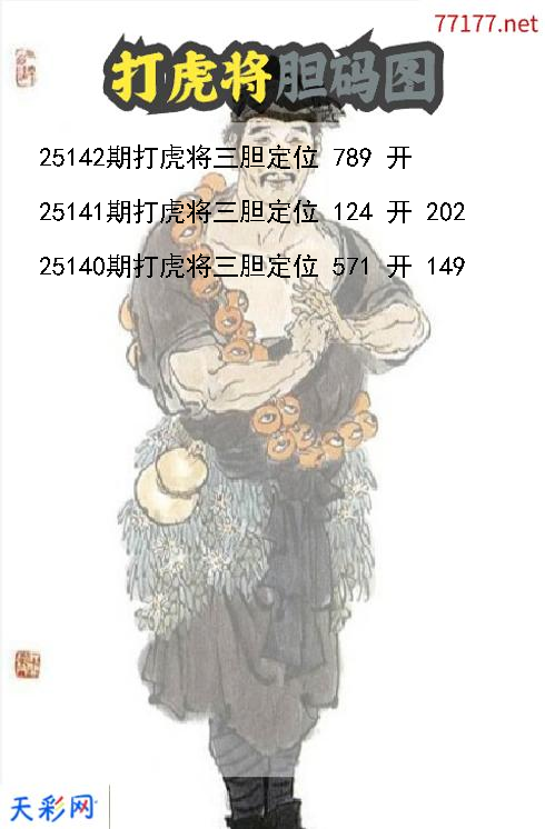 d打虎将第25141期胆码图