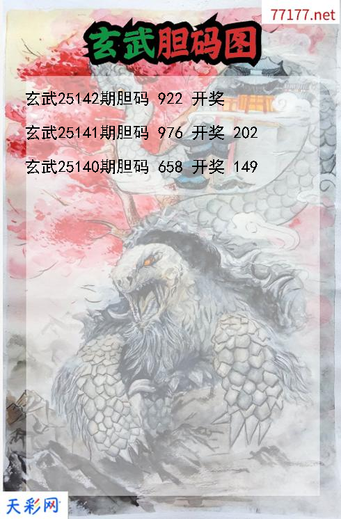 玄武25141期3d胆码图