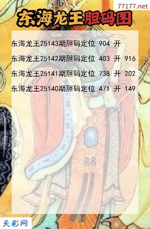 东海龙王第25142期福彩3d胆码图