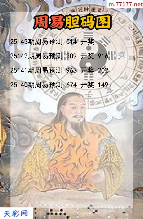 周易第25142期福彩3d胆码图