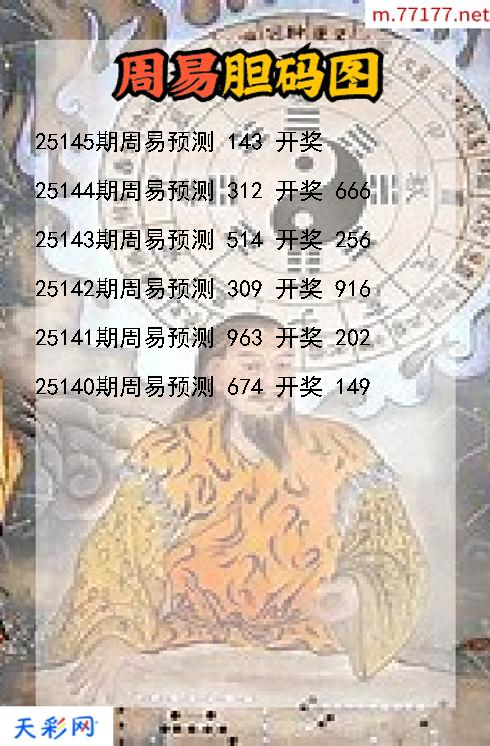 周易第25144期福彩3d胆码图