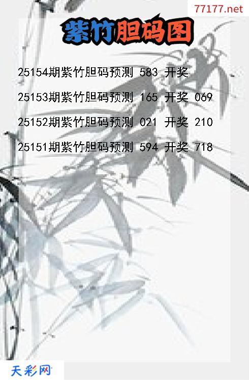 紫竹25153期3d胆码图