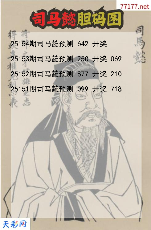 第25153期福彩3d司马懿胆码图