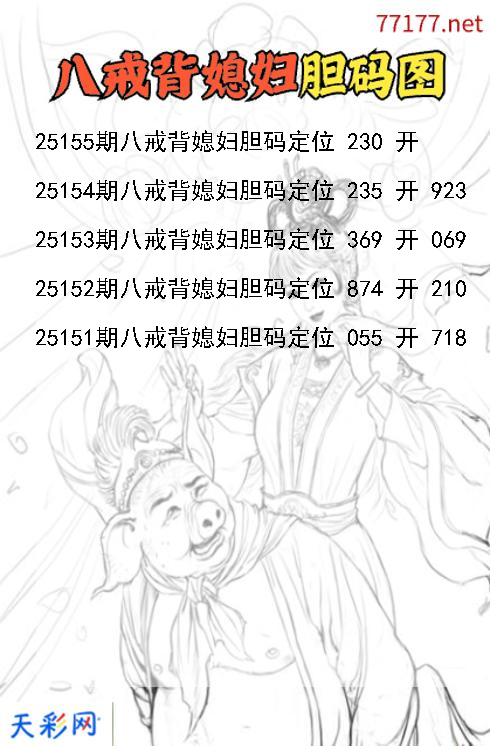 八戒背媳妇第25154期福彩3d胆码图