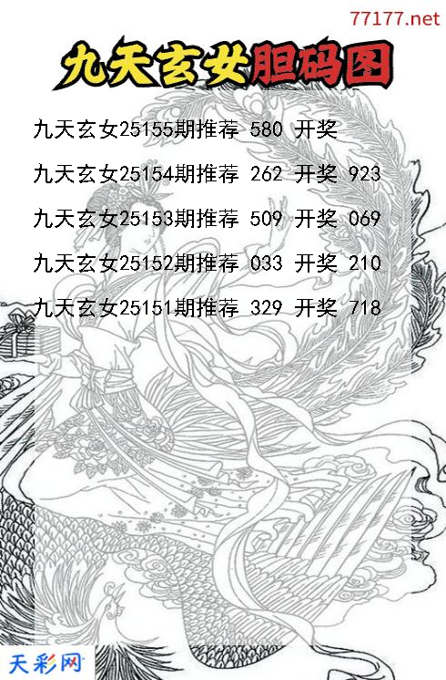 第25154期福彩3d九天玄女胆码图