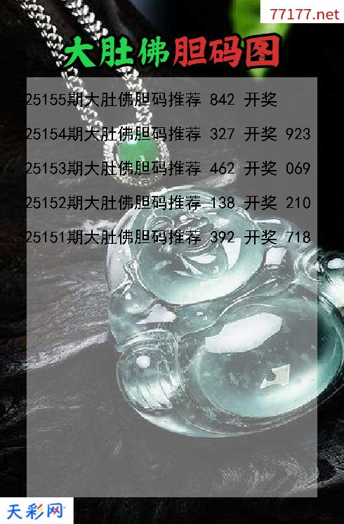 大肚佛25154期3d胆码图