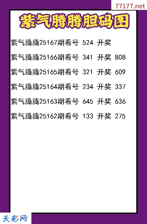 紫气腾腾25166期3d胆码图