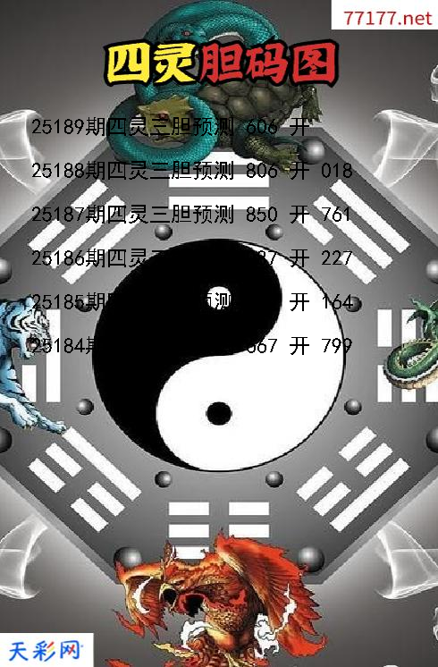 第25188期福彩3d四灵胆码图