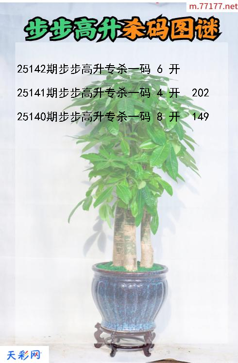 福彩3d步步高升第25141期杀码图谜