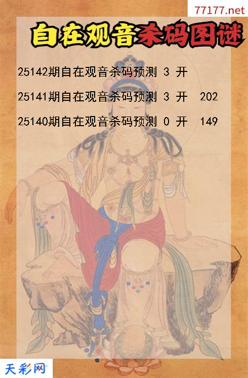 福彩3d自在观音第25141期杀码图谜