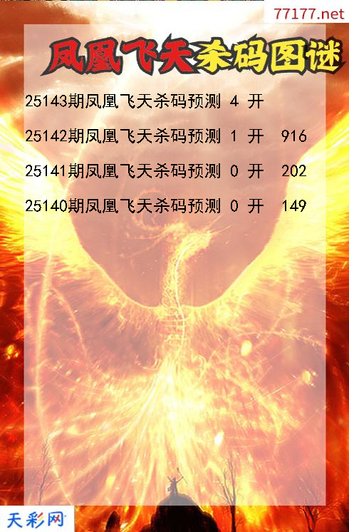 3d第25142期凤凰飞天杀码图谜