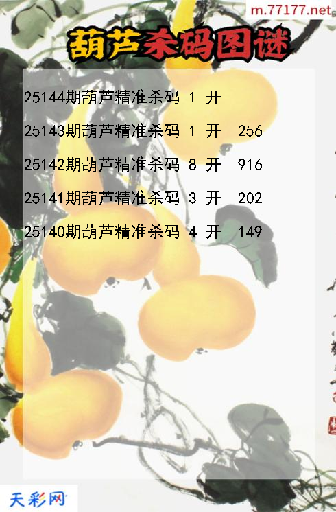 葫芦25143期3d杀码图谜