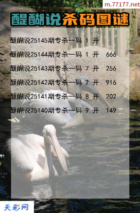 醍醐说第25144期福彩3d杀码图谜