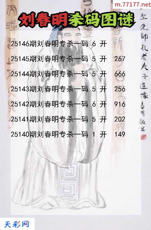 第25145期福彩3d刘春明杀码图谜