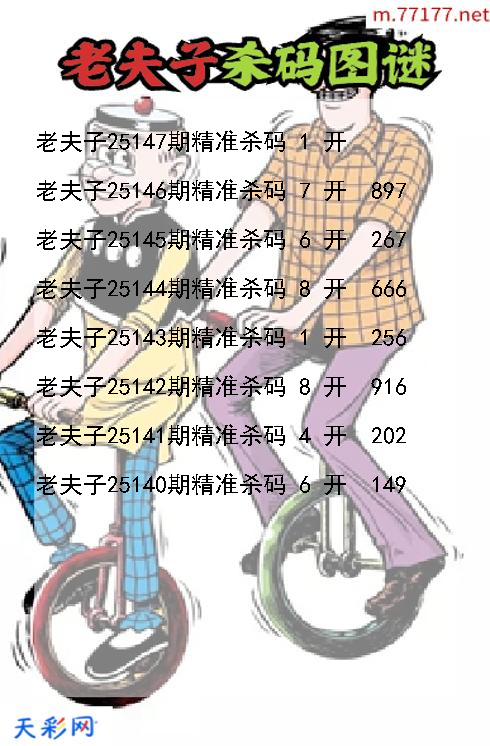 3d老夫子第25146期杀码图谜
