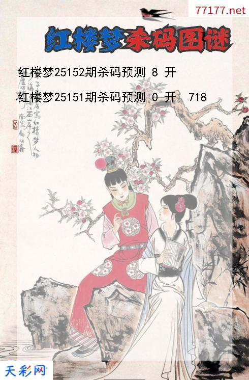 3d第25151期红楼梦杀码图谜