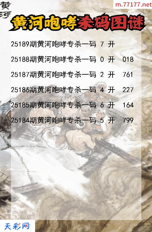 黄河咆哮第25188期福彩3d杀码图谜